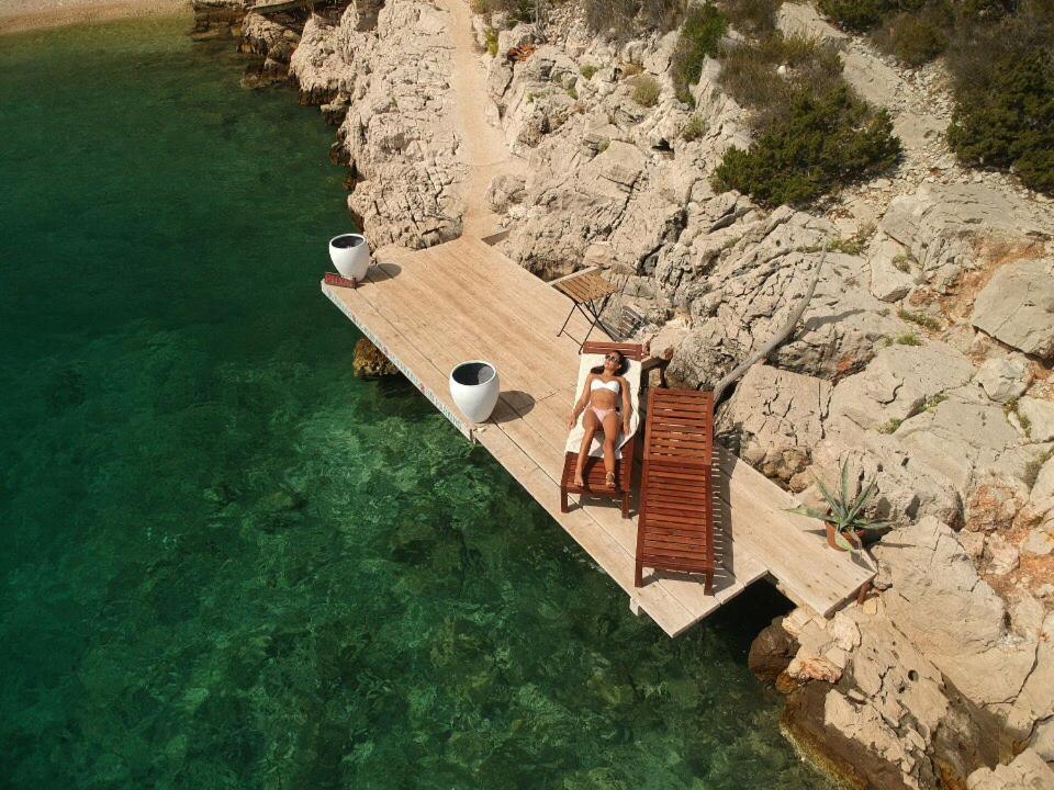 Plage Cachee - Glamping Vrboska Eksteriør bilde