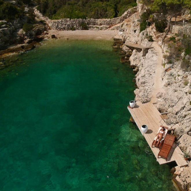 Plage Cachee - Glamping Vrboska Eksteriør bilde