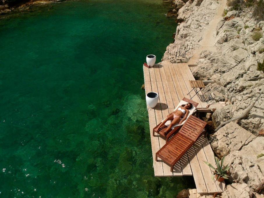 Plage Cachee - Glamping Vrboska Eksteriør bilde